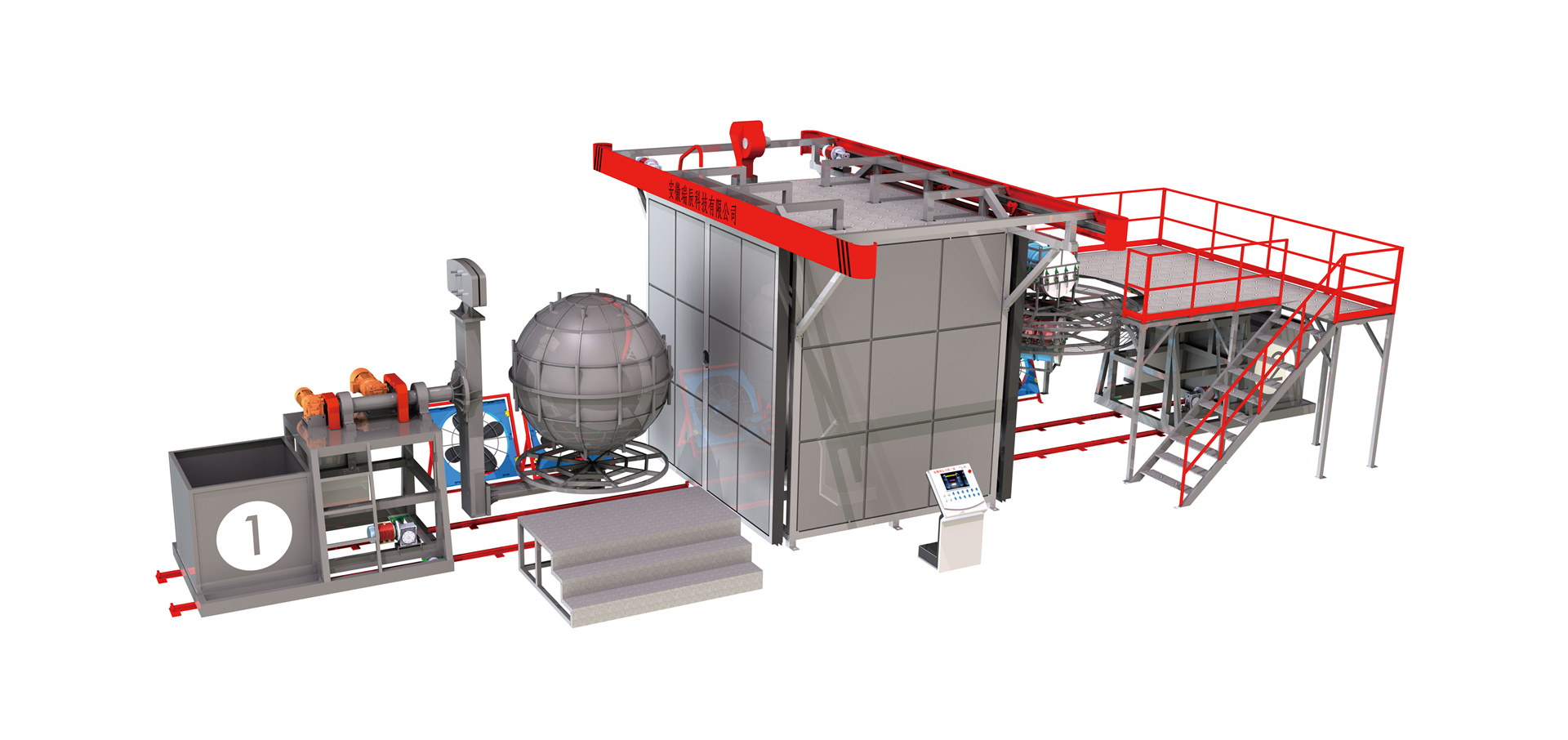 Shuttle Rotomolding Machine