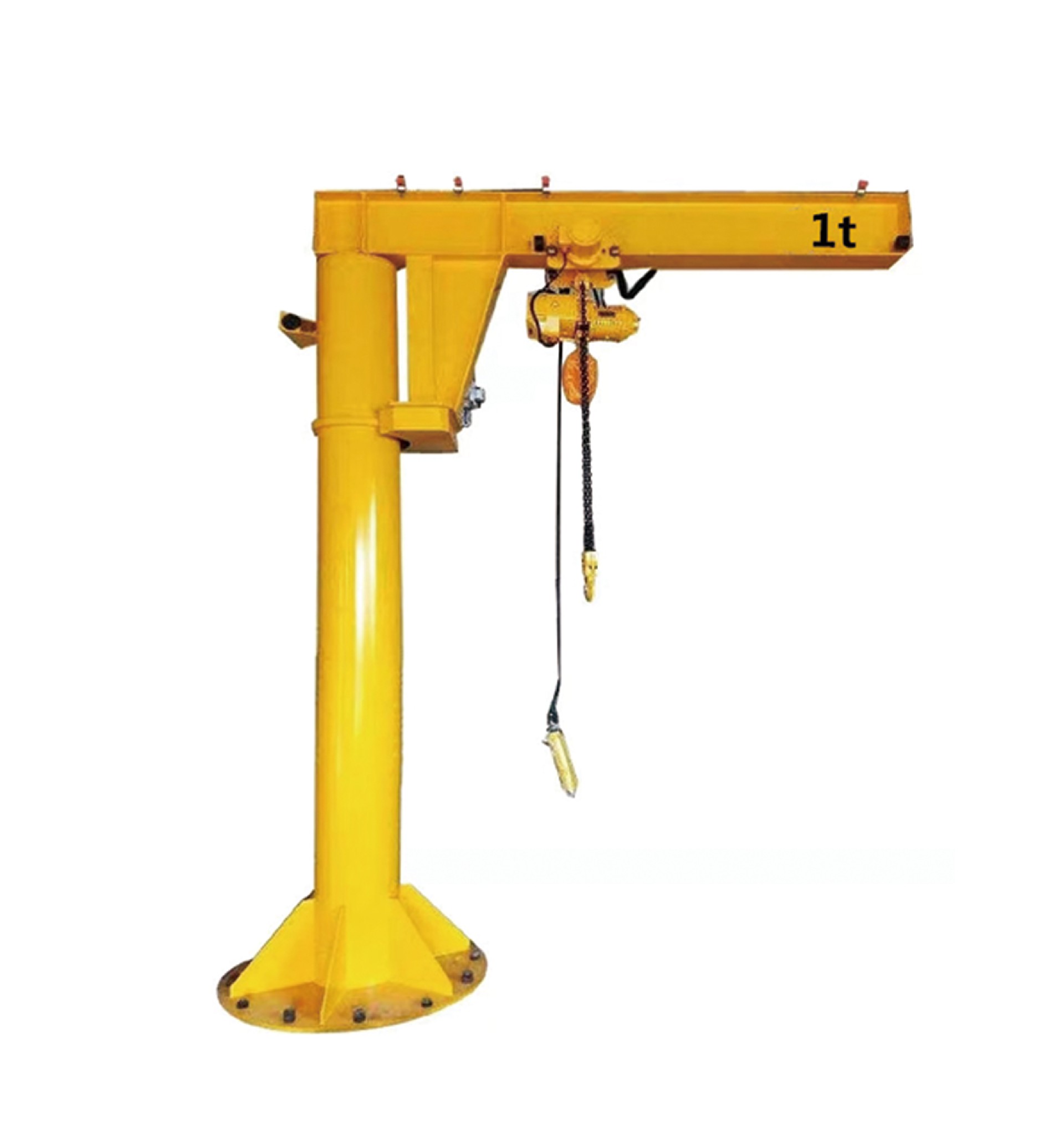 Single arm crane